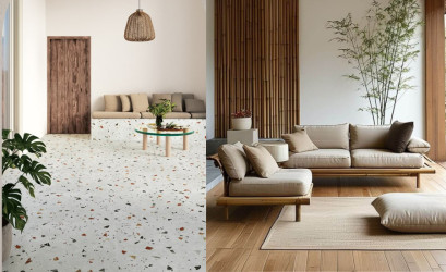Netypické podlahové materiály, ktoré vás prekvapia – terrazzo, bambus, korok a iné