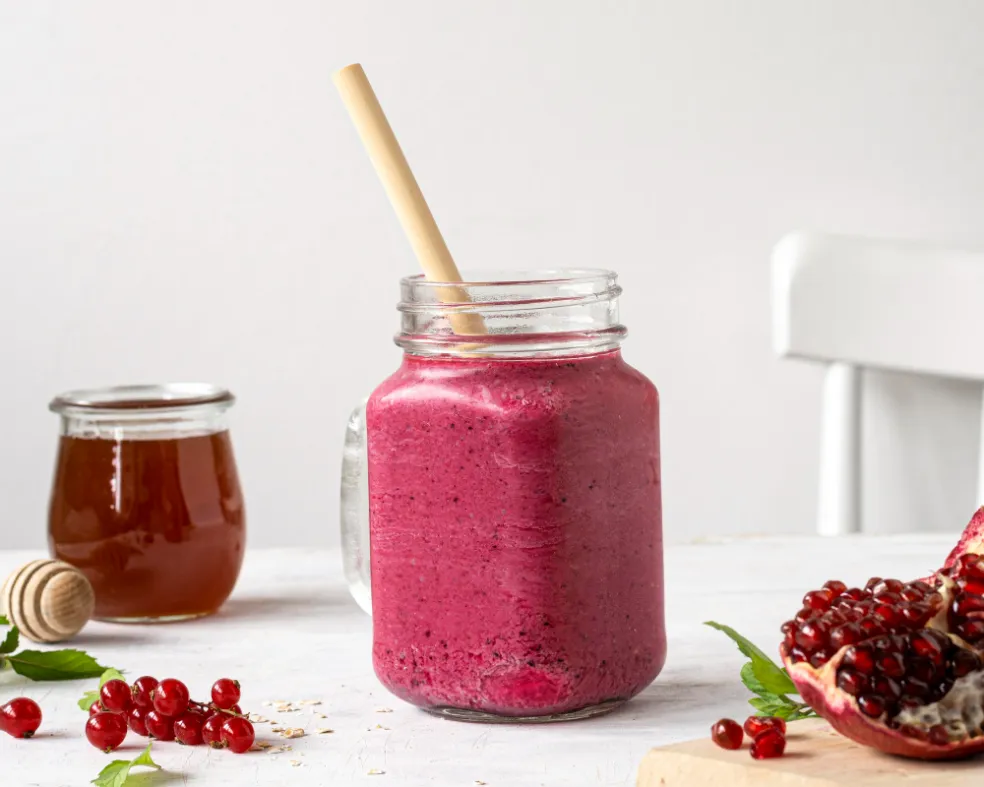 smoothie zo záhrady
