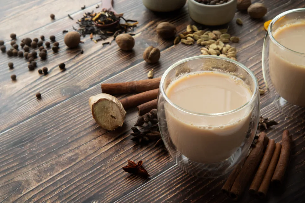 chai latte recept
