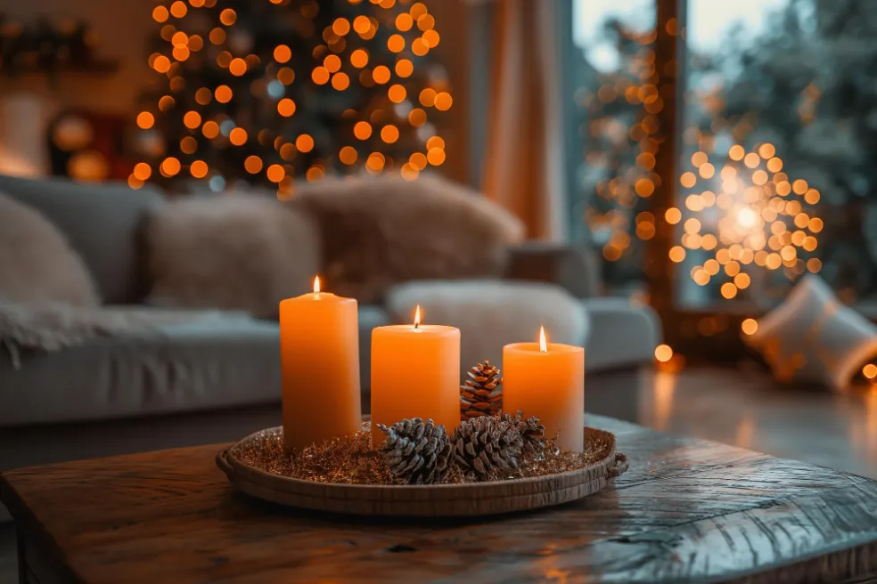 vianočné prípravy v domácnosti