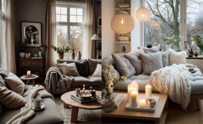 Interiérové trendy jeseň/zima 2025: Od zemitých tónov po útulné textílie