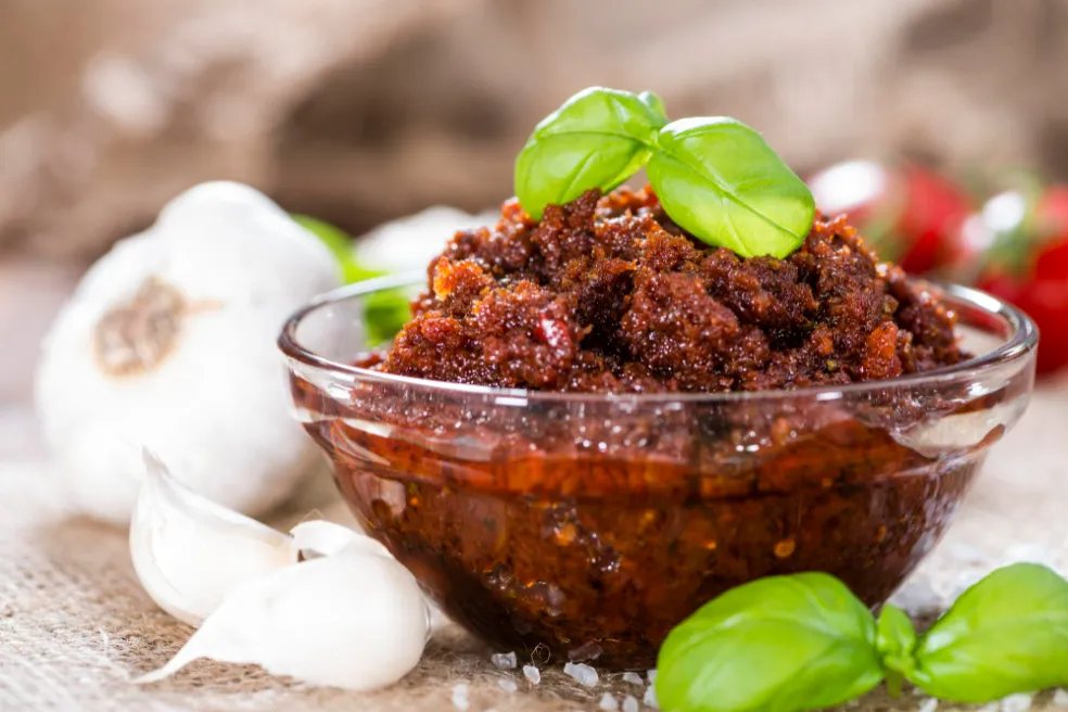 Sušené paradajkové pesto s mandľami