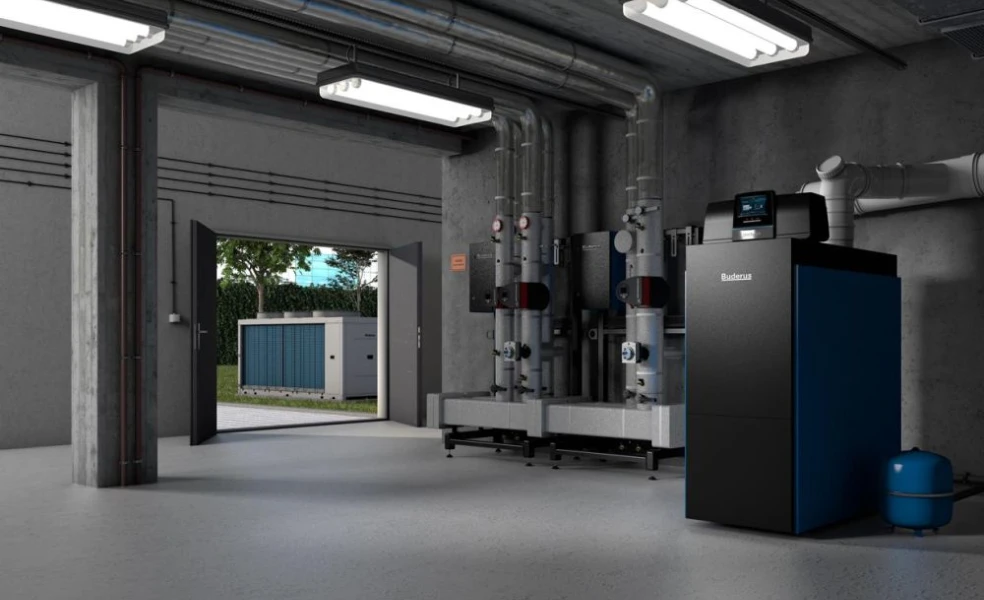 Stacionárny kondenzačný kotol Buderus