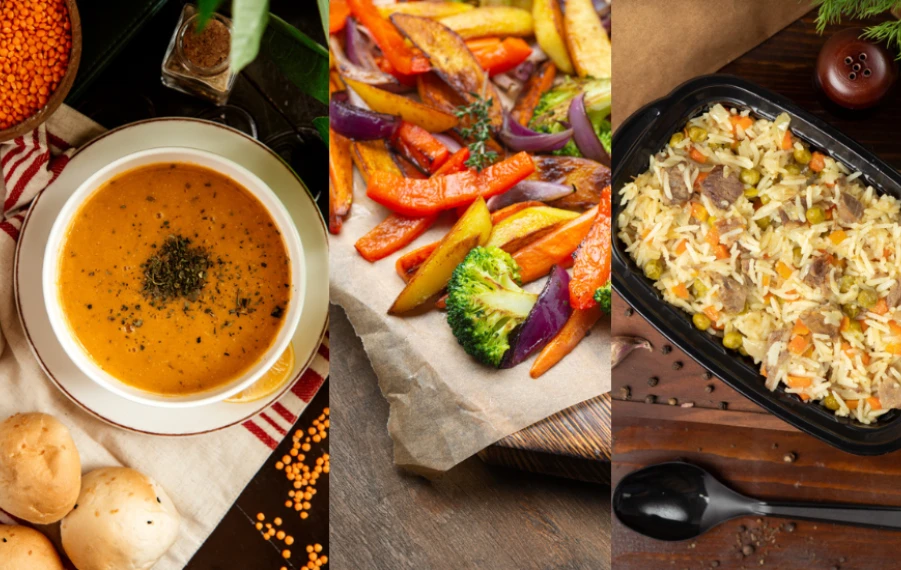 rýchle teplé jedlá