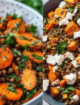 Pečená koreňová zelenina s medom, horčicou a šošovicou: Hrejivý zimný tanier, ktorý zasýti