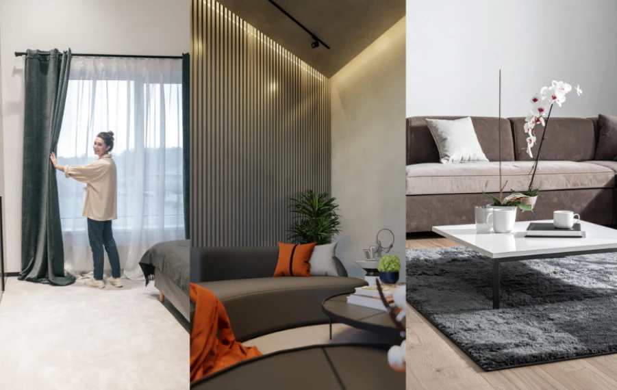 textílie pohlcujúce hluk