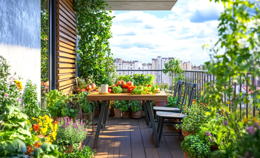 jedlá záhrada v meste